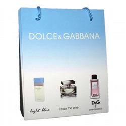 Набор Dolce&Gabbana 3 по 15 мл женский