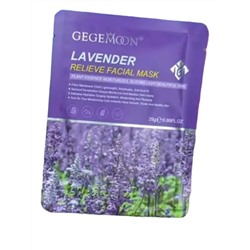 Тканевая маска для лица с экстрактом лаванды Gegemoon Lavender (упаковка 10шт)