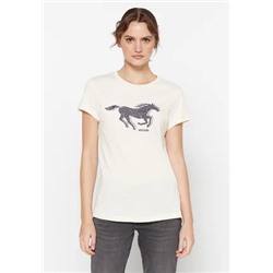 Mustang - ALEXIA - T-Shirt print - weiß