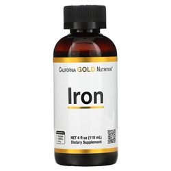 California Gold Nutrition, Iron, 4 fl oz (118 ml)