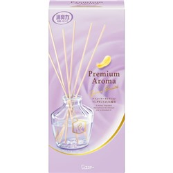 ST SHALDAN Premium Aroma Ароматический диффузор для помещений + 6 деревянных палочек «Утончённая красота» утонченный цитрусово-цветочный аромат, основной блок 50 мл