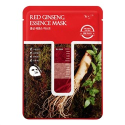 Маска тканевая для лица Shengmei Red Ginseng Essence Mask с экстрактом корня красного женьшеня 1шт