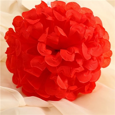Цветы искусственные "Герань королевская" 16х60 см, красный