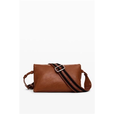 Faux leather crossbody bag