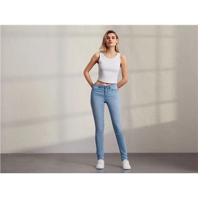 esmara Damen Jeans, Super Skinny Fit, mit normaler Leibhöhe