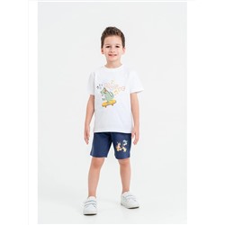 Mışıl Kids Футболка и шорты для маленьких мальчиков с круглым вырезом, упаковка из 2 штук
