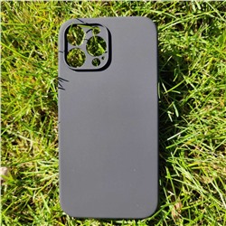 Чехол Silicone Cese на iPhone 12 Pro Max (Black) без логотипа