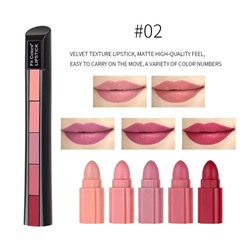 Набор мини-помад Fit Colors 5 In 1 Matte Lipstick Set