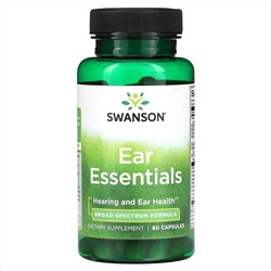 Swanson, Ear Essentials, 60 капсул