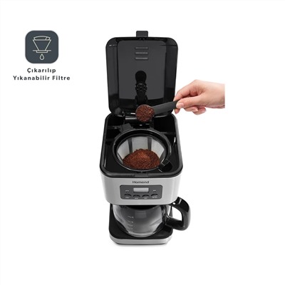 Homend Coffeebreak 5046h Автоматическая кофемашина с фильтром XL (12 чашек) с регулировкой времени