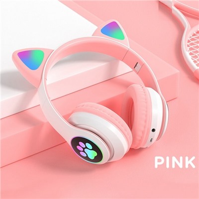Полноразмерные Bluetooth наушники Cat STN-28 (розовый)