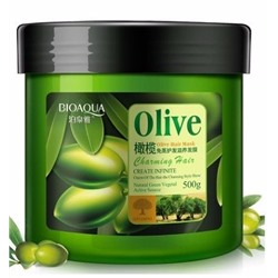 45%Питательный бальзам для волос «BIOAQUA» с экстрактом оливкового масла 500 мл