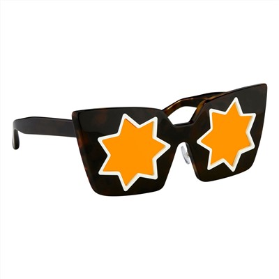 Markus Lupfer - gafas de sol para mujer - marrón - lentes: naranja - UV: categoría 3