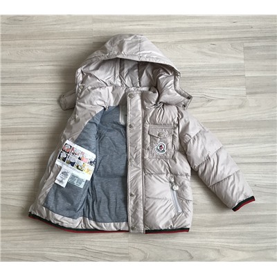 М.17-62 Куртка Moncler бежевая  (98,104,110,116,122)