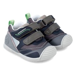 Biomecanics - sneakers altas - caqui y azul