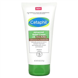 Cetaphil, Улучшенный успокаивающий крем с маслом ши, 6 унций (170 г)