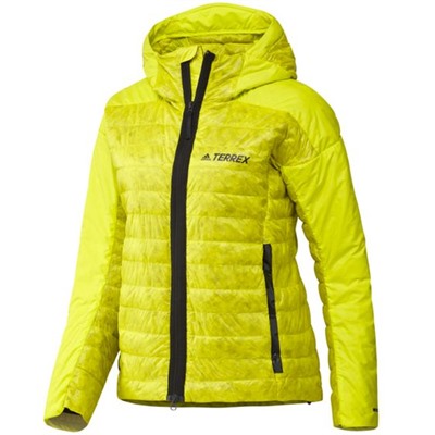 adidаs Terrex Myshelter Down Jacket лыжная куртка женская пуховик водоотталкивающая куртка на утином пуху GM4785 желтый