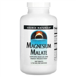 Source Naturals, малат магния, 3750 мг, 360 таблеток (1250 мг в 1 таблетке)