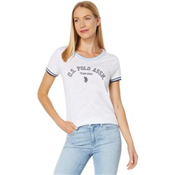 U.S. POLO ASSN. Dual Trim Graphic Graphic Ringer Tee