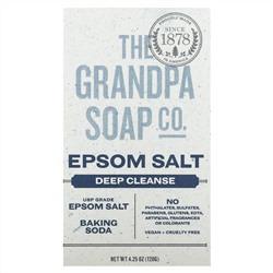 The Grandpa Soap Co., Мыло для лица и тела, английская соль, 120 г (4,25 унции)