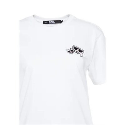 KARL LAGERFELD - базовая футболка - белый