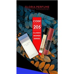 Масляные духи шариковые 10 мл Gloria Perfume № 205 (Dolce & Gabbana Light Blue for women)