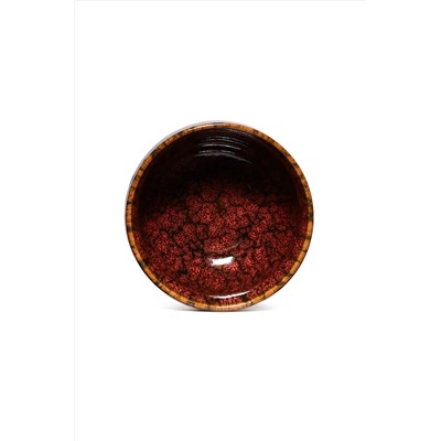 Пиала 100 мл керамическая с глазурью чашка с рисунком пиала для чайной церемонии "Вулкан" Nothing Shop #902387