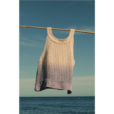 Dégradé tricot top