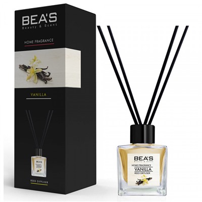 СУПЕР ЦЕНА! Ароматический диффузор с палочками Beas Vanilla - Ванила - 50 ml