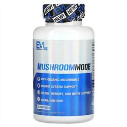 EVLution Nutrition, MushroomMode, 90 растительных капсул