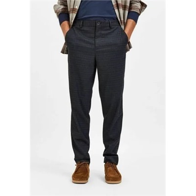 Selected Homme - SLIM FIT - брюки из ткани - темно-синий в крапинку