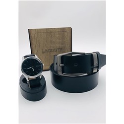 Подарочный набор для мужчины ремень, часы и коробка 2020574