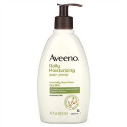 Aveeno, увлажняющий лосьон для ежедневного применения, без отдушки, 354 мл (12 жидк. унций)