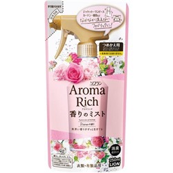 LION Aroma Rich Diana Кондиционер спрей дезодорирующий аромат английской розы, смен упак 250мл