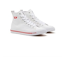 Sneakers altas - blanco y rojo