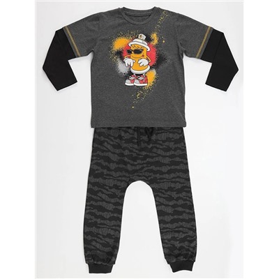 MSHB&G Комплект спортивных штанов с камуфляжным принтом для мальчика