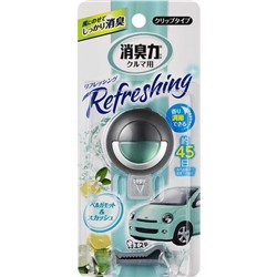 SHOSHURIKI For Car Освежитель воздуха для автомобильного кондиционера с ароматом бергамота 3,2 мл