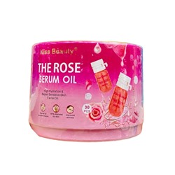 Высококонцентрированная восстанавливающая сыворотка для лица с экстрактом розы в капсулах Kiss Beauty Rose Serum Oil 2млХ30шт
