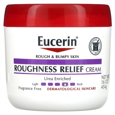 Eucerin, крем для снятия шероховатости, без отдушки, 454 г (16 унций)