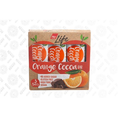 Батончик Pike Life вегетарианский "Апельсин" 3 шт/30 гр (картон. коробка) АКЦИЯ 1+1