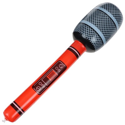 Игрушка надувная «Микрофон», 75 см, звук, цвет МИКС