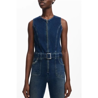 Denim jumpsuit