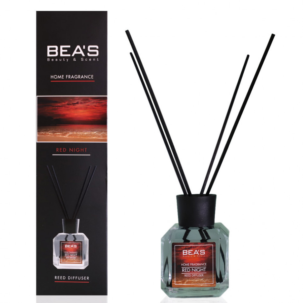 Ароматический диффузор с палочками Beas Red Night - Красная ночь 120 ml  купить, отзывы, фото, доставка - КАПУСТА │ Совместные покупки Краснодар,  Красн