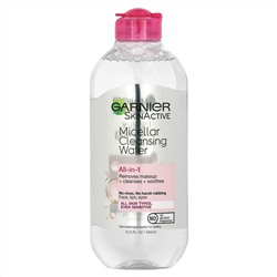 Garnier, SkinActive, универсальная мицеллярная очищающая вода, для всех типов кожи, 400 мл (13,5 жидк. Унции)