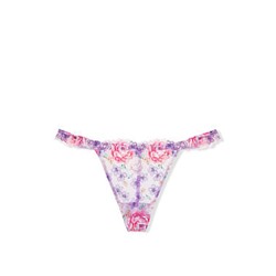 Floral Embroidery V-String Panty