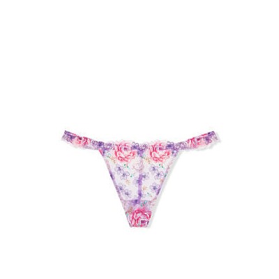 Floral Embroidery V-String Panty