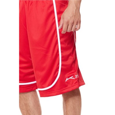 К1Х | Шорты мужские баскетбольные Kickz Hardwood League Uniform 7401-0003/6112 Красный/Белый