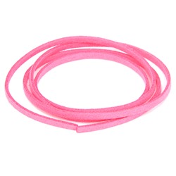 SHZ1042 Замшевый шнурок для амулета, цвет розовый
