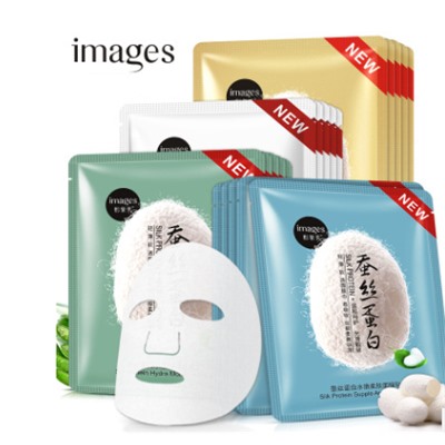 20% Осветляющая,смягчающая,сужающая поры  маска  для лица с протеинами шелка IMAGES SILK PROTEIN Supple And Soft  Mask 30 гр.​