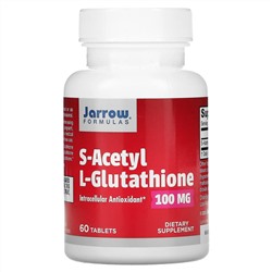 Jarrow Formulas, S-ацетил L-глутатион, 100 мг, 60 таблеток